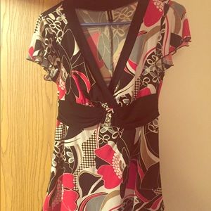 Womens short sleeve blouse